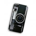 iPhone Case Retro Black Sil..
