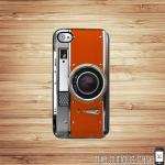 Retro Orange Camera Iphone..