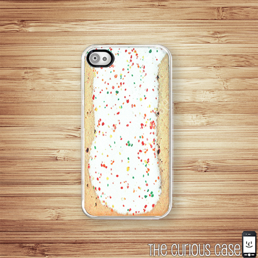 Toaster Pastry iPhone Hard Case fits Iphone 4 and Iphone 4S - White Trim